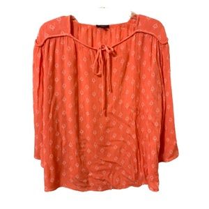 ✨4/$25✨ Hannah Blouse - Orange - Size PXL